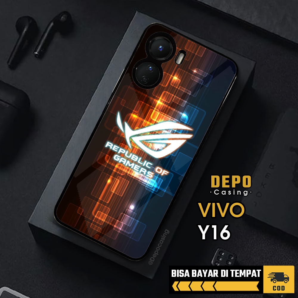 Case Vivo Y16 Casing Vivo Y16 Casing Depo Casing [ROG2] Case Glossy Case Aesthetic Custom Case Anime