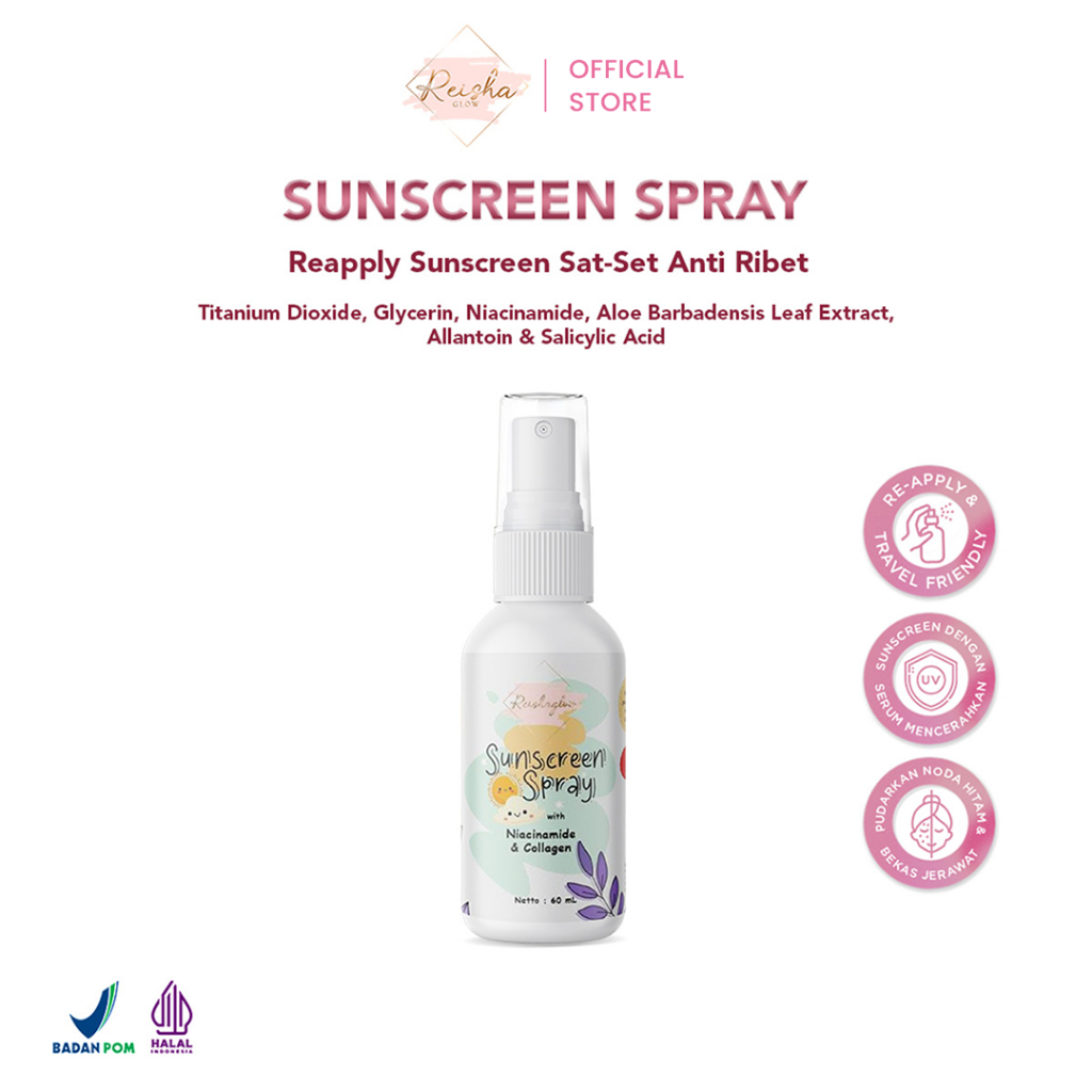 Reisha Glow Sunscreen Spray