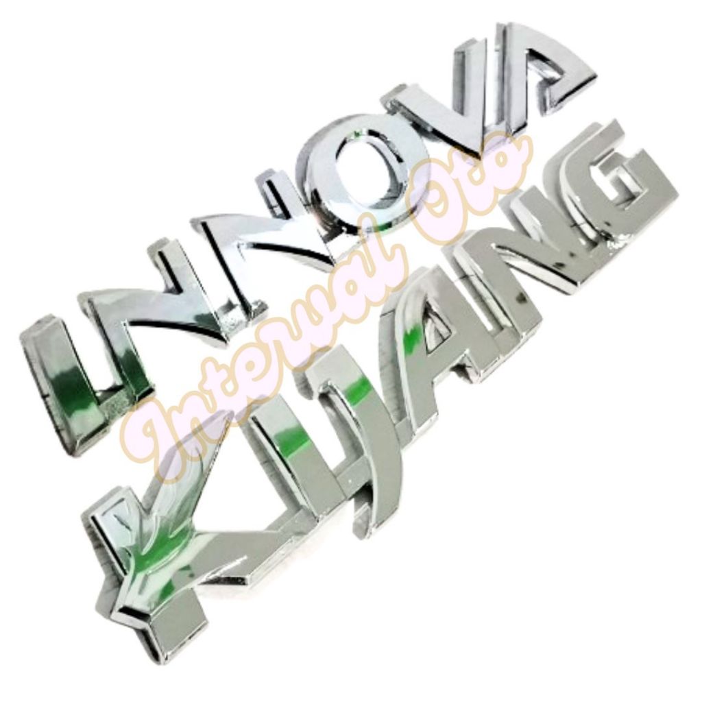 Emblem Belakang Logo Kijang Innova Mobil Kijang Innova Chrome Model Tempel