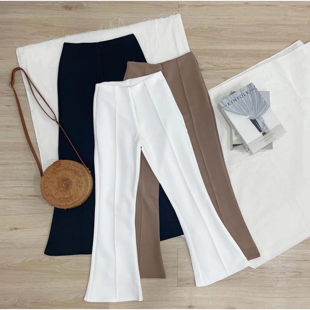 HOT SALE Cutbray scuba zipper - Cutbray resleting - Celana cutbray Highwaist