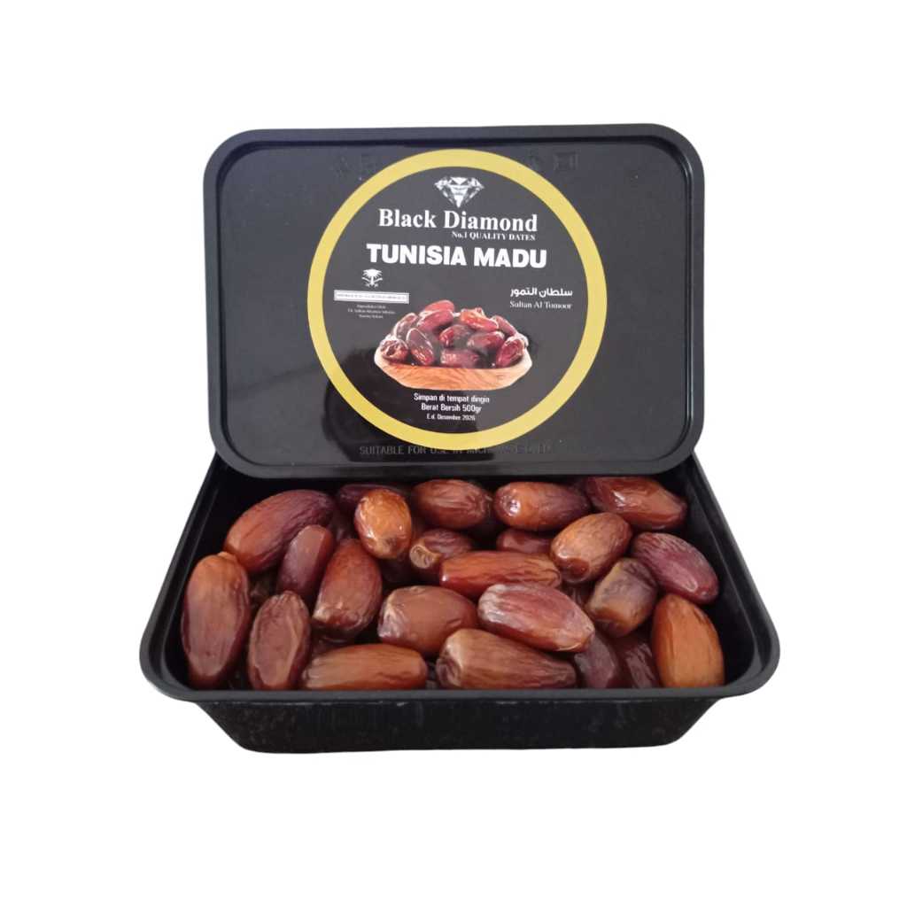 

Kurma Tunisia Madu Black Diamond 500 gr