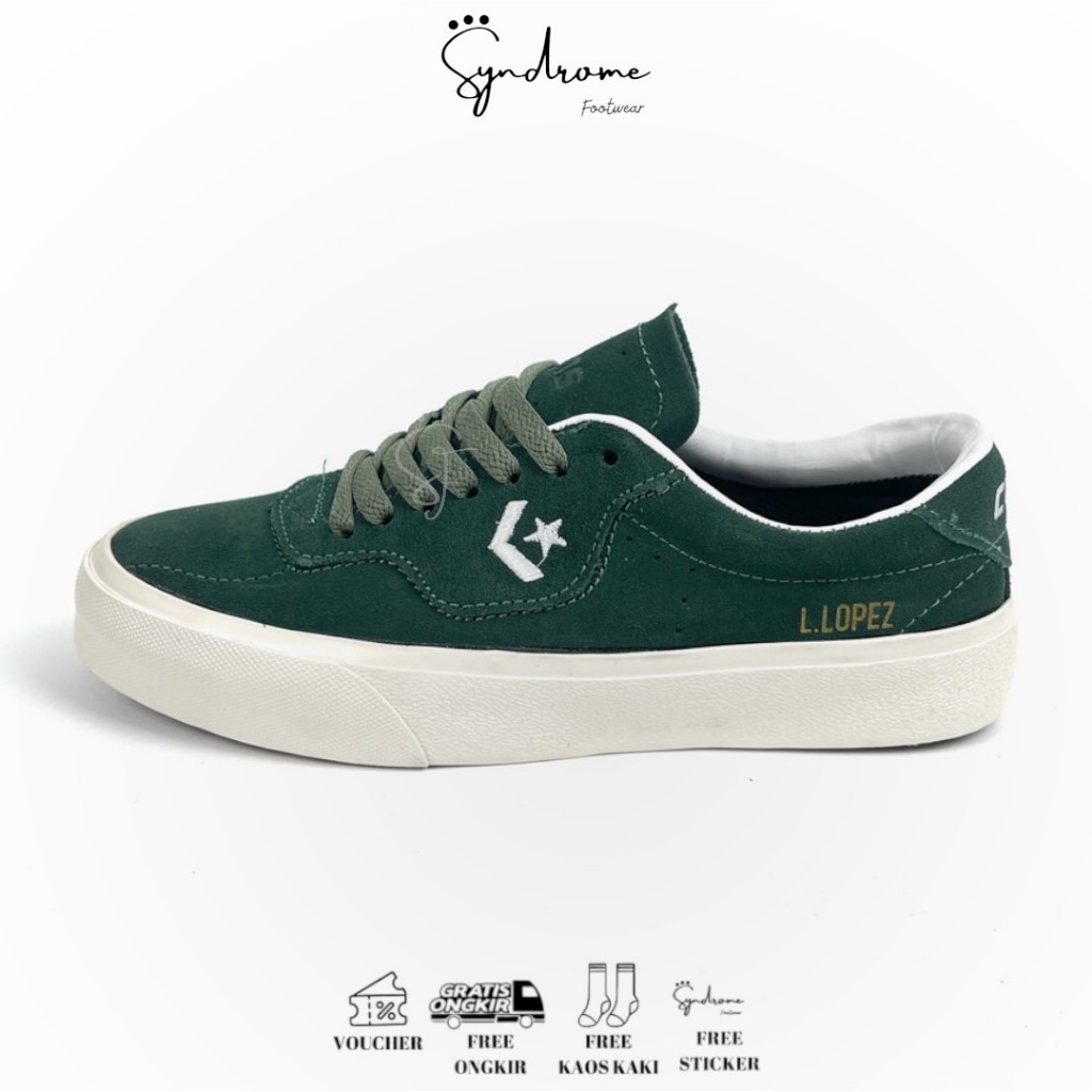 (Bayar Di Tempat) Converse Louie Lopez Army Suede Sepatu allstar Sepatu converse Lopez terlaris
