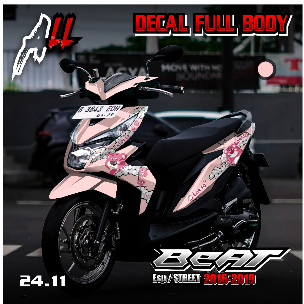 Stiker Decal Full Body Beat ESP 2016 2017 2018 2019 New Desain Lotso 24.11