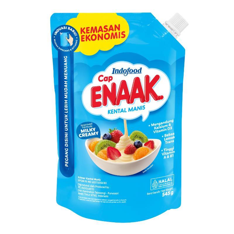 

Cap Enaak Krimer Kental Manis Putih Pouch 545 g