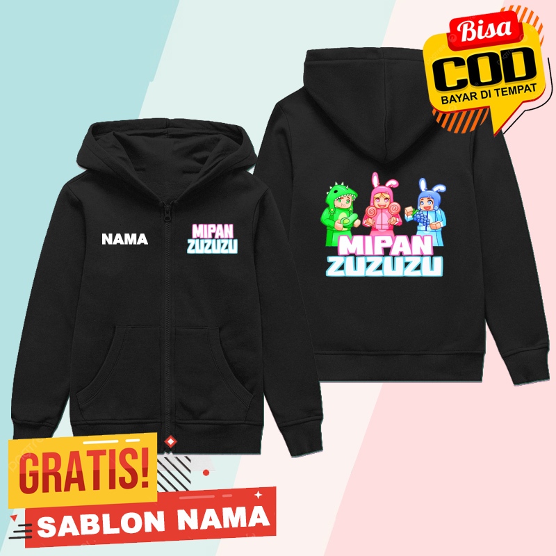 Zipper Anak Akudav Mipan Zuzuzu / Jaket Anak Laki Laki & Perempuan Akudav Mipan