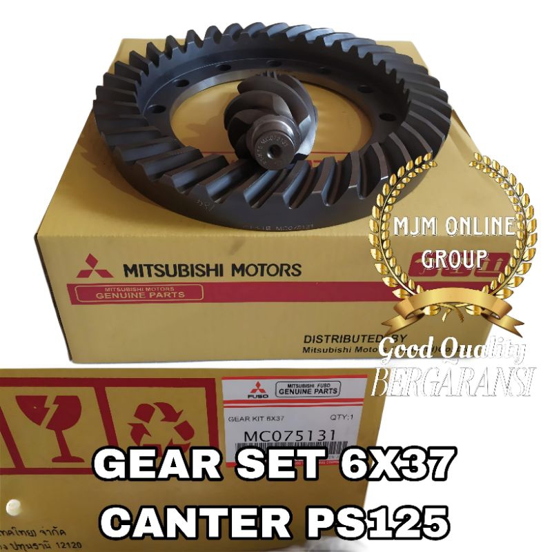 GEAR SET GIGI GARDAN 6X37 CANTER PS125 125PS - GOOD QUALITY
