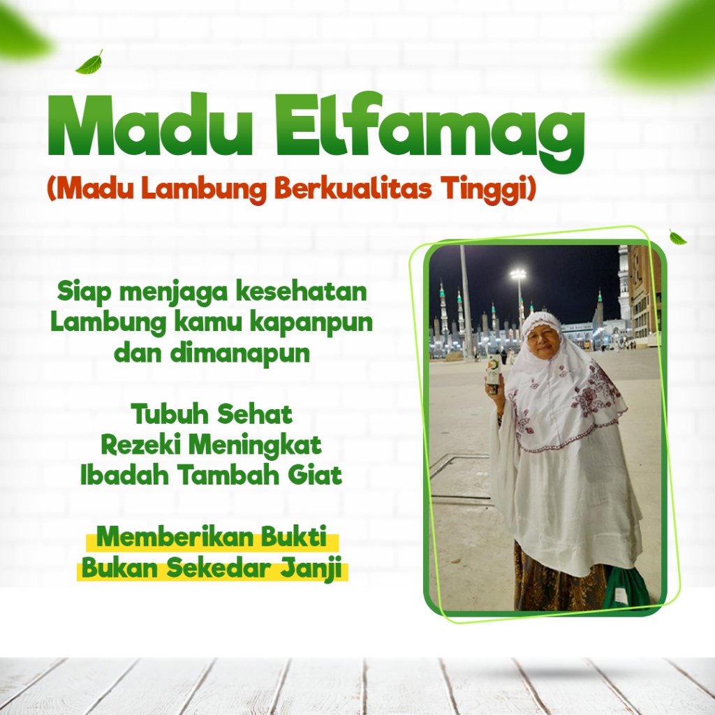 

Herbal Lambung Original (Madu Elfamag) - 5x Lebih Efektif atasi Asam Lambung/GERD/Tukak Lambung