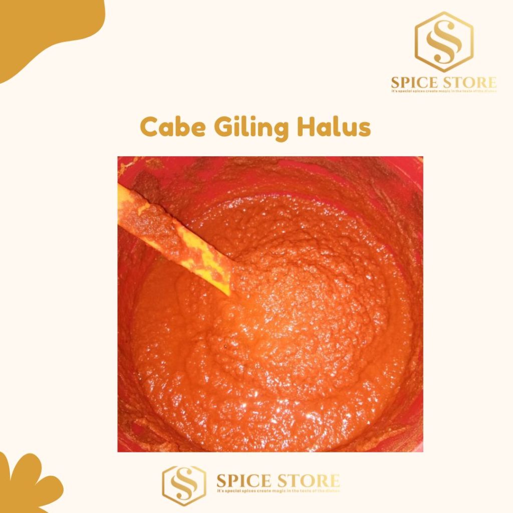 

Spice Store - Cabe Giling Halus / Cabe Segar Asli