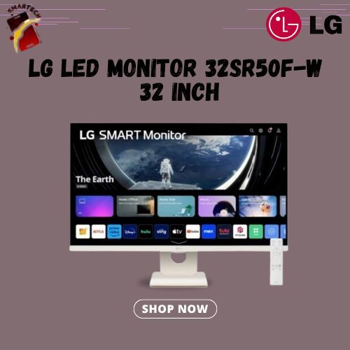 LG LED MONITOR 32SR50F-W 32 INCH-SMART MONITOR