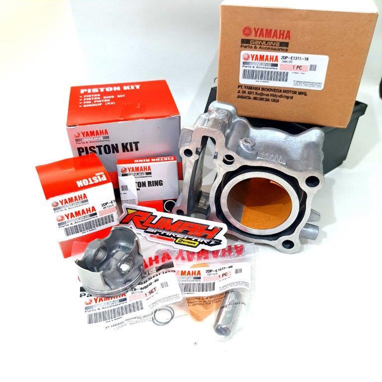 BLOK PISTON KIT STD NMAX N MAX OLD AEROX 155 ORIGINAL YAMAHA 2DP BLOK BORING PISTON BLOK PISTON N MA