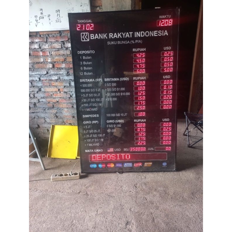 

Papan kurs digital papan kurs