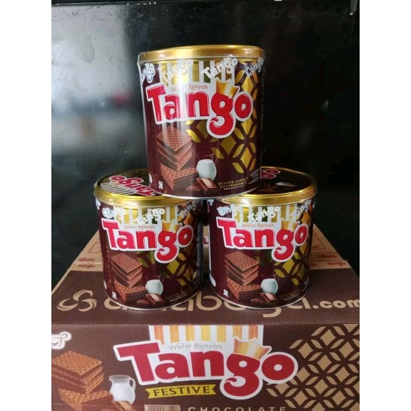 

Tanggo kaleng rasa coklat dan vanila