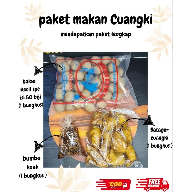 

Paket Cuangki Bakso isi 50 biji Bakso Semar Special Paket Makan Cuangki Bakso Kecil
