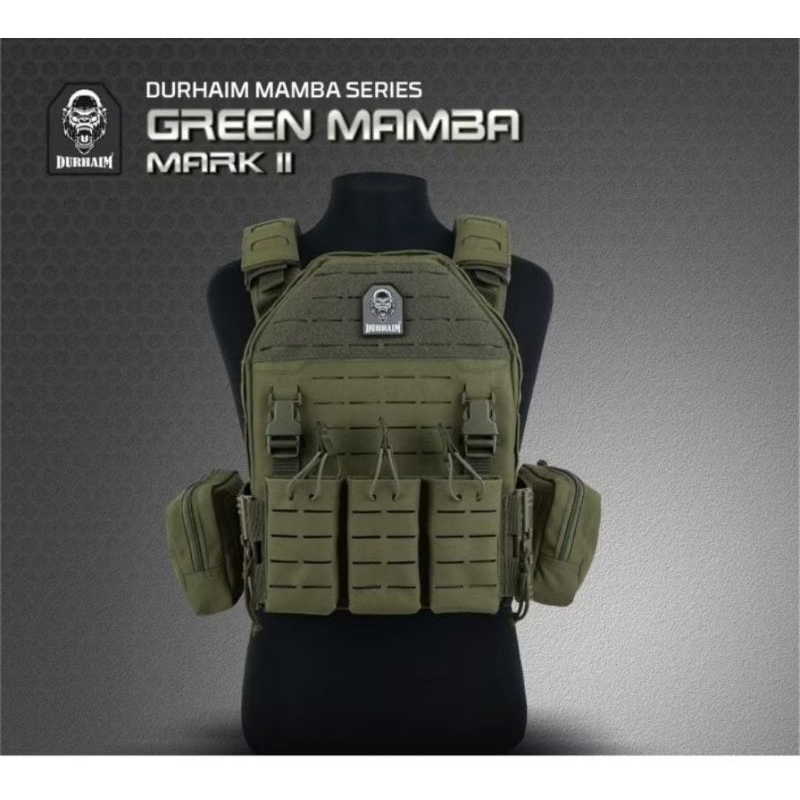 Body vest Durhaim Green Mamba