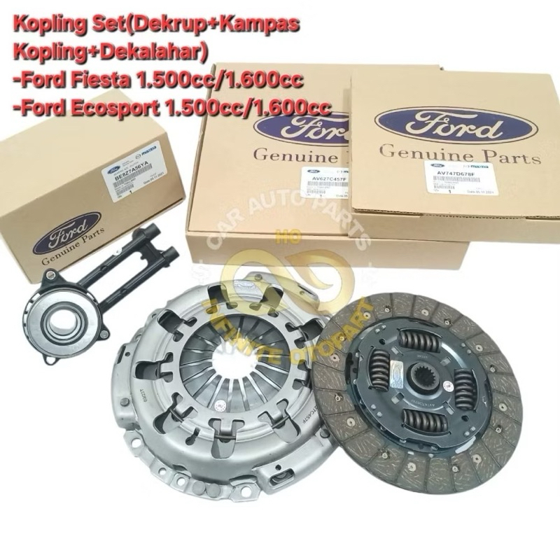 ORIGINAL Kopling Set Ford Dekrup Kampas Deklahar Ford Fiesta 1.5 1.6 Ecosport