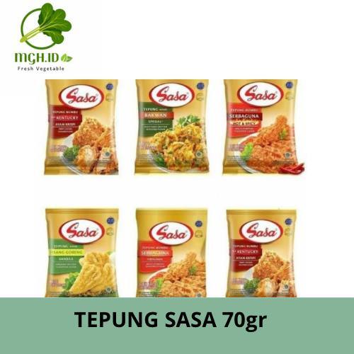 

[RENCENGAN] SASA TEPUNG SERBAGUNA/HOT/KENTUCKY/BAKWAN/PISANG GORENG 70GR