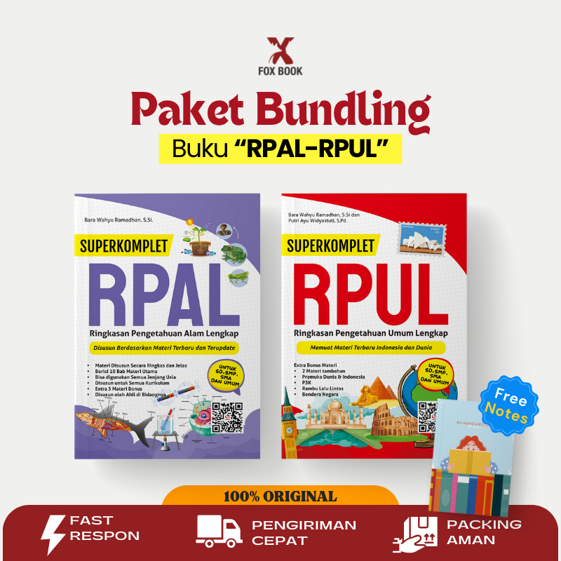 Buku RPAL & RPUL : Superkomplet RPAL  & RPUL  UNTUK SD, SMP, SMA, DAN UMUM