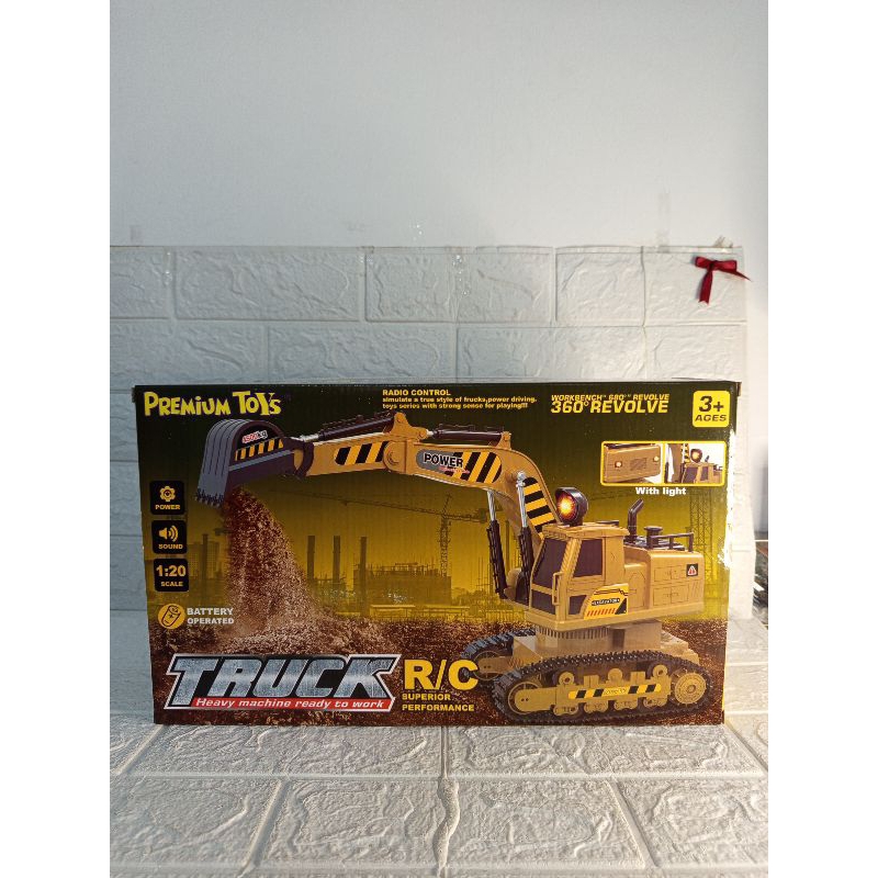 Mainan Remote Control Excavator 1:20 / Mainan RC Excavator PR17445