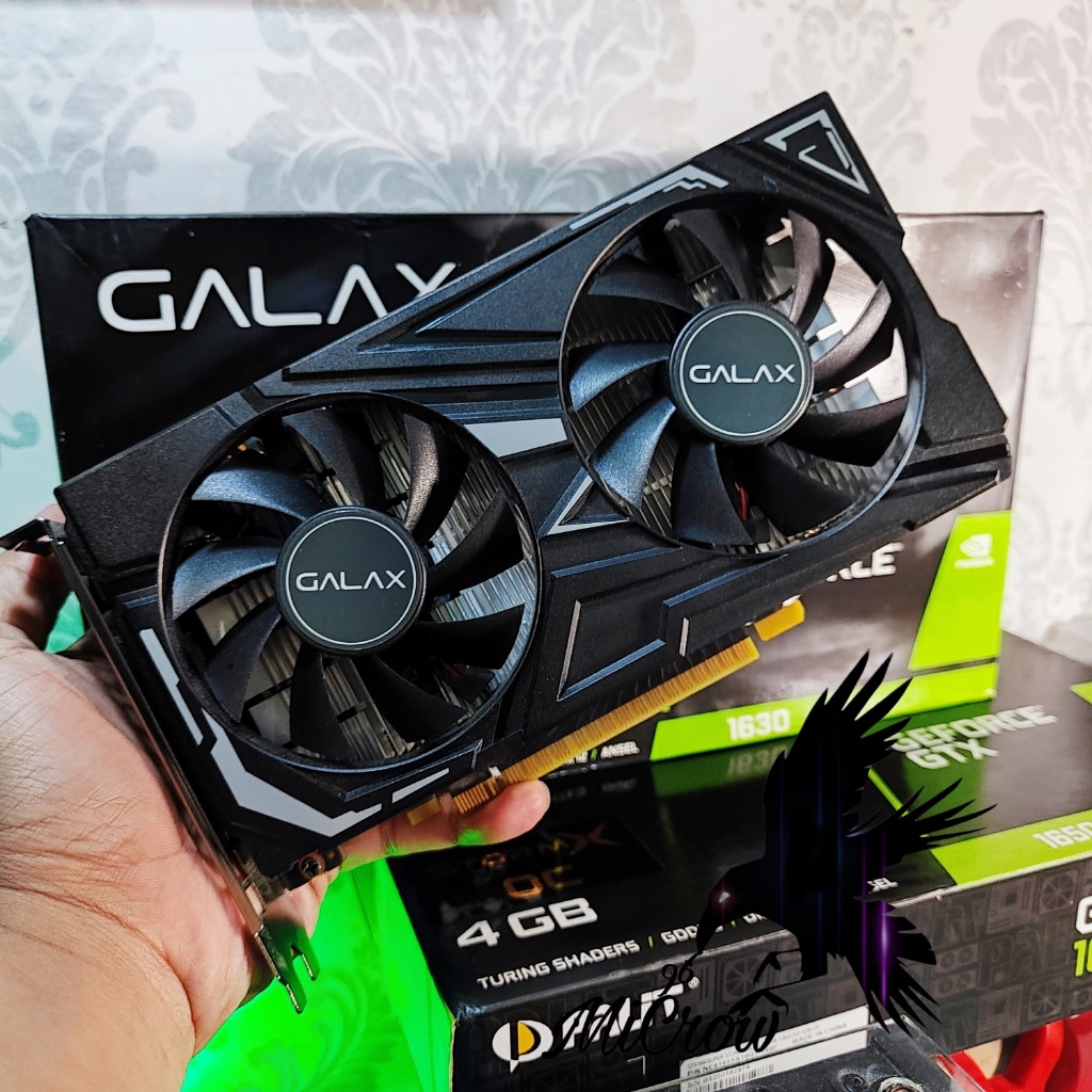VGA Nvdia GTX 1630 OC 4gb 128bit DDR6 DX 12 bisa libas gaming rendering dll #Tag GTX 1660 GTX 1060 G