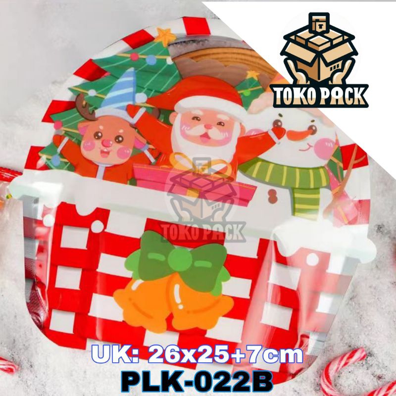 

Plastik Ziplock Snack Natal Plastik kemasan Bingkisan Natal Goodie Bag Merry Christmas