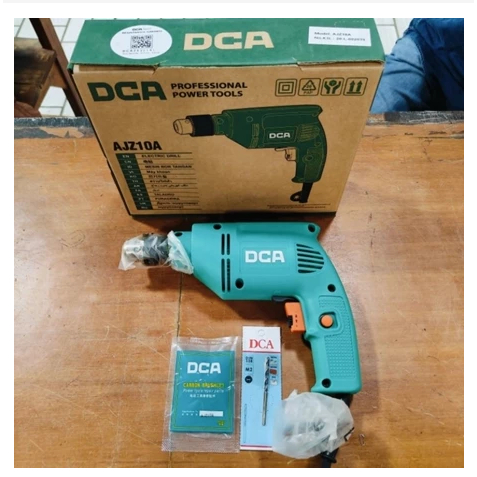 MESIN BOR 10MM DCA AJZ10A BOLAK BALIK VARIABEL SPEED/ MESIN BOR TANGAN DCA AJZ10A 10MM VARIABLE SPEE