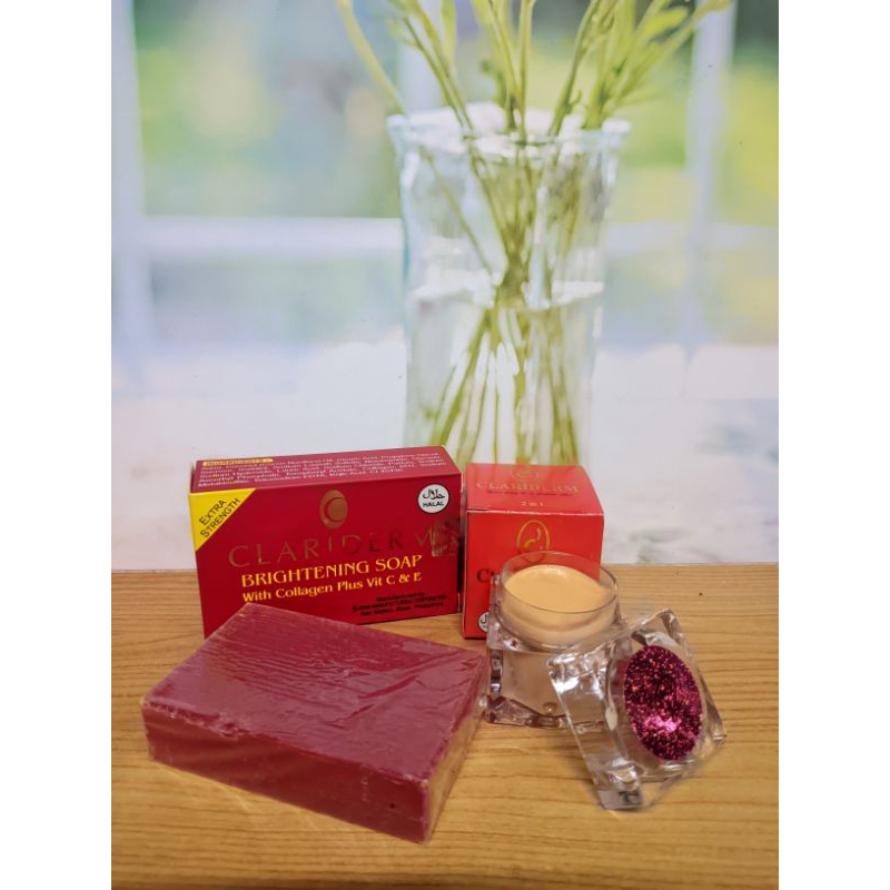 paket cream Clariderm super+sabun Clariderm