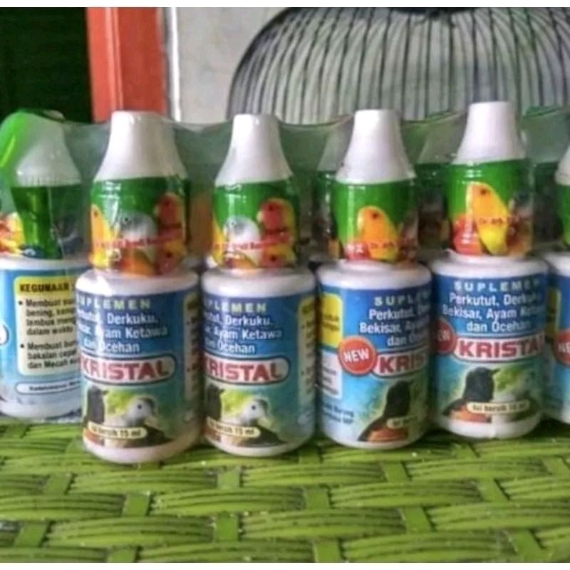 kristal dr edi vitamin burung murai perkutut Untuk Semua burung