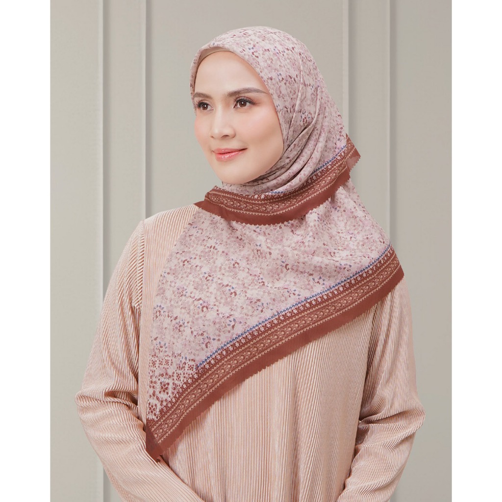 DOA - Humaira Scarf  Vanilla  - Hijab Segi Empat