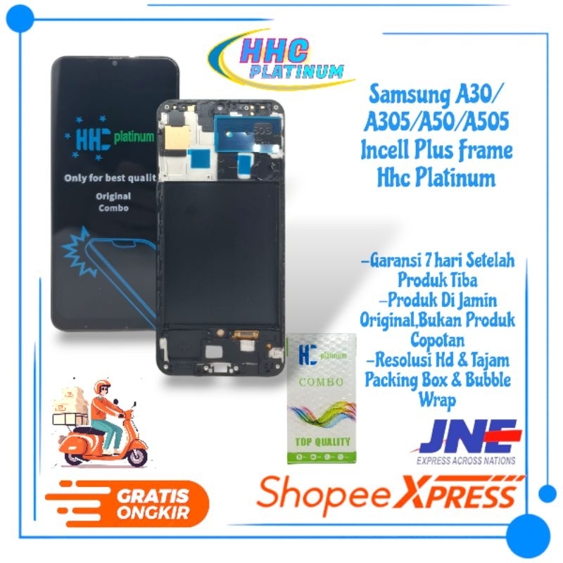 LCD TOUCHSCREEN SAMSUNG A30/A305/A50/A505 INCELL PLUS FRAME