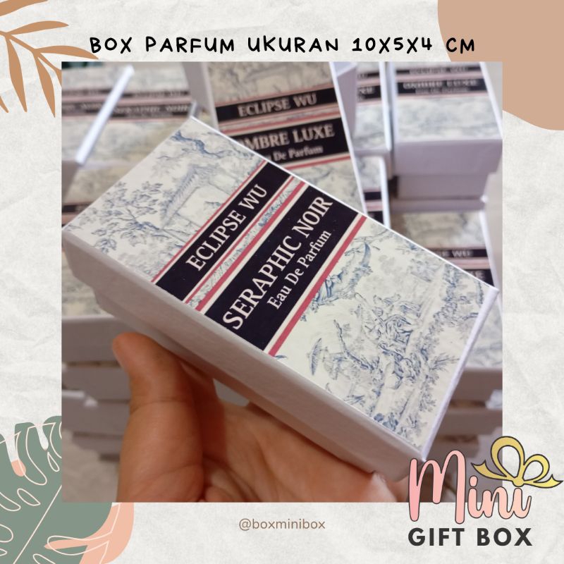 

Custom Logo Box ukuran 10x5x4 cm untuk Kotak Parfum