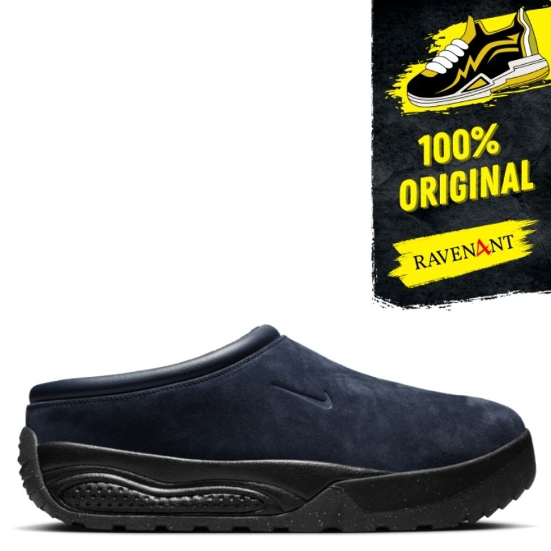 NIKE ACG Rufus Dark Obsidian Black ORIGINAL - Sepatu Slip On Mules Pria/Wanita