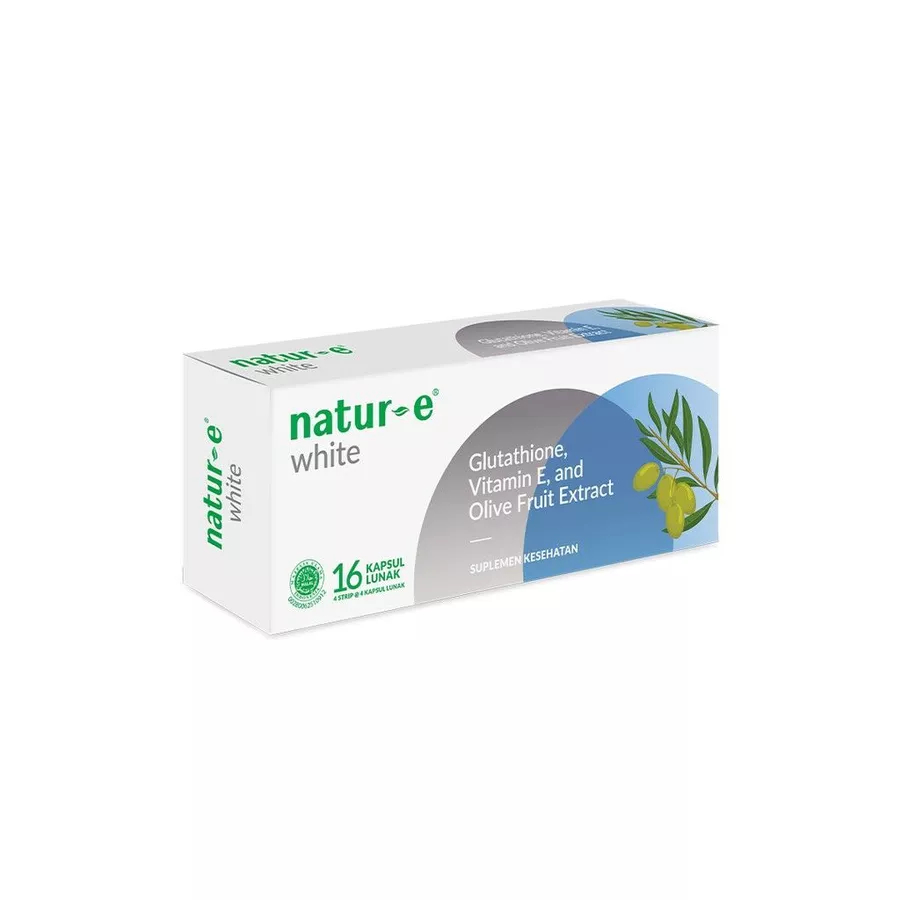 NATUR E NATUR-E WHITE VITAMIN E ISI 16 KAPSUL GLUTATHIONE MENCERAHKAN KULIT