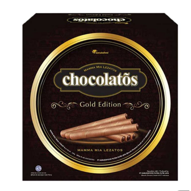 

gery chocolatos gold edition wafer roll kaleng 350 g
