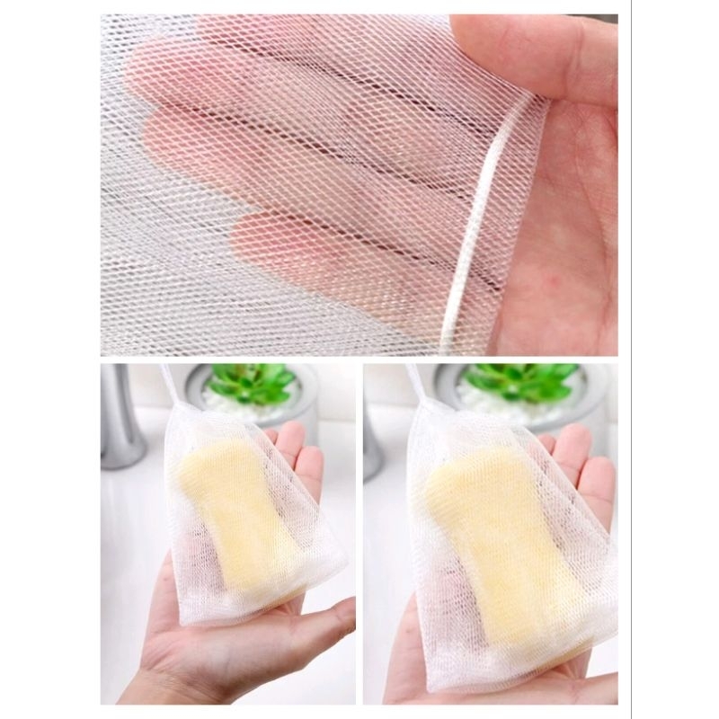 KANTONG BUSA SABUN MANDI / JARING SABUN MANDI / WADAH SPON MANDI