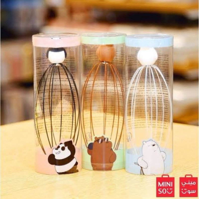 MINISO WE BARE BEARS SCALP MASSAGER ALAT PIJAT KEPALA