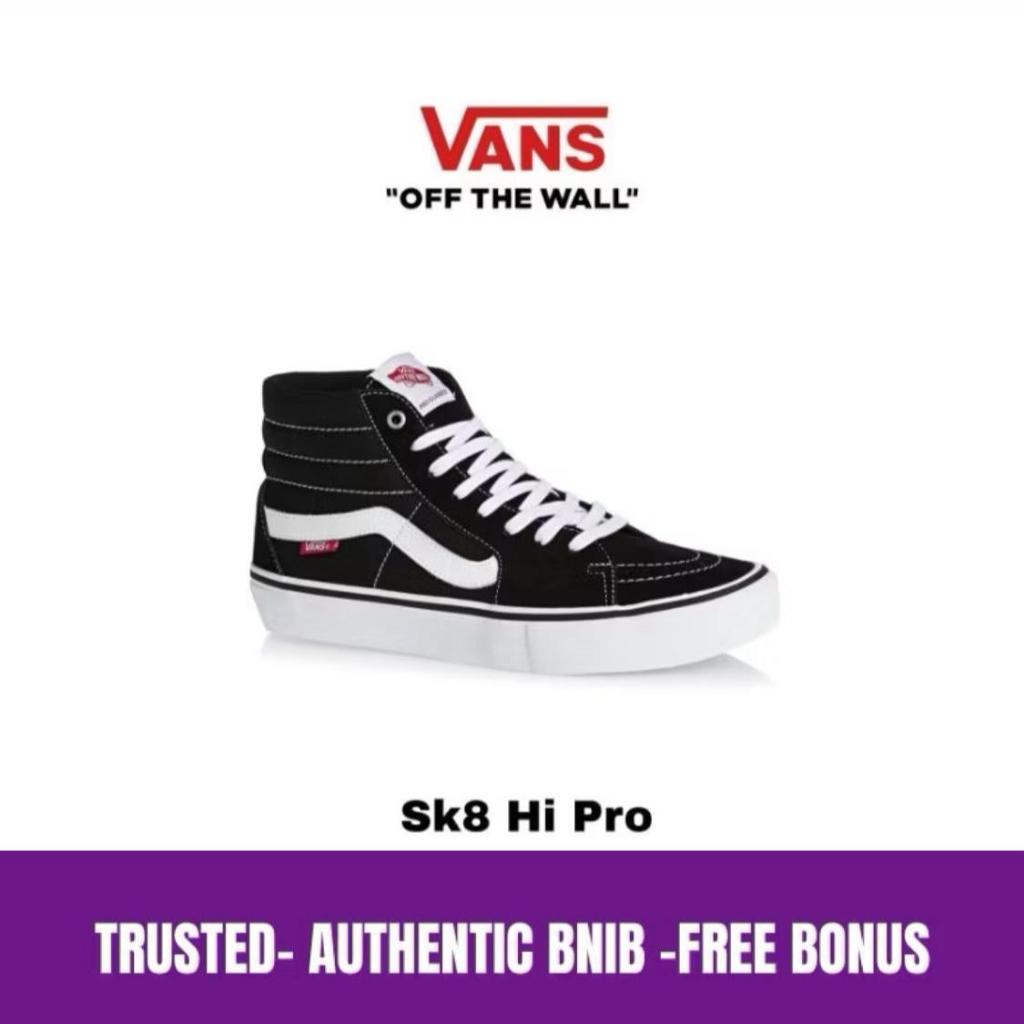 Vans Sk8 Hi Pro Black White Original