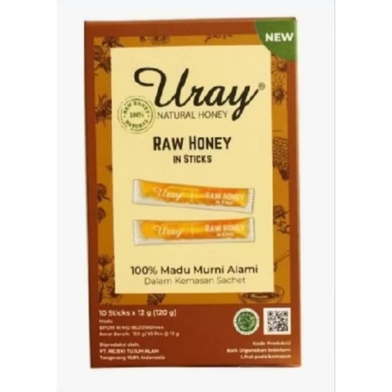 

Madu Uray Stick Sachet 10 Sticks (Raw Honey) Madu Hutan