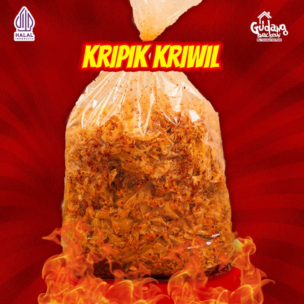 

Keripik Singkong Kriwil Cikruh 1kg Pedas Daun Jeruk - Gudang Snackeun