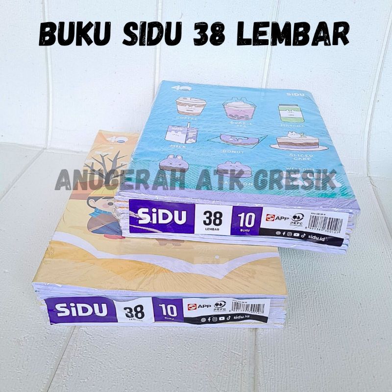 

(1 Pack=10 buku) Buku Tulis SIDU 38 Lembar