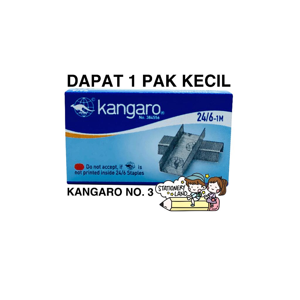 

( StaLand ) STAPLES KANGARO NO 3 /Isi Staples Steples Hektek Kangaro No 3 /24/6 Kualitas Seperti MAX