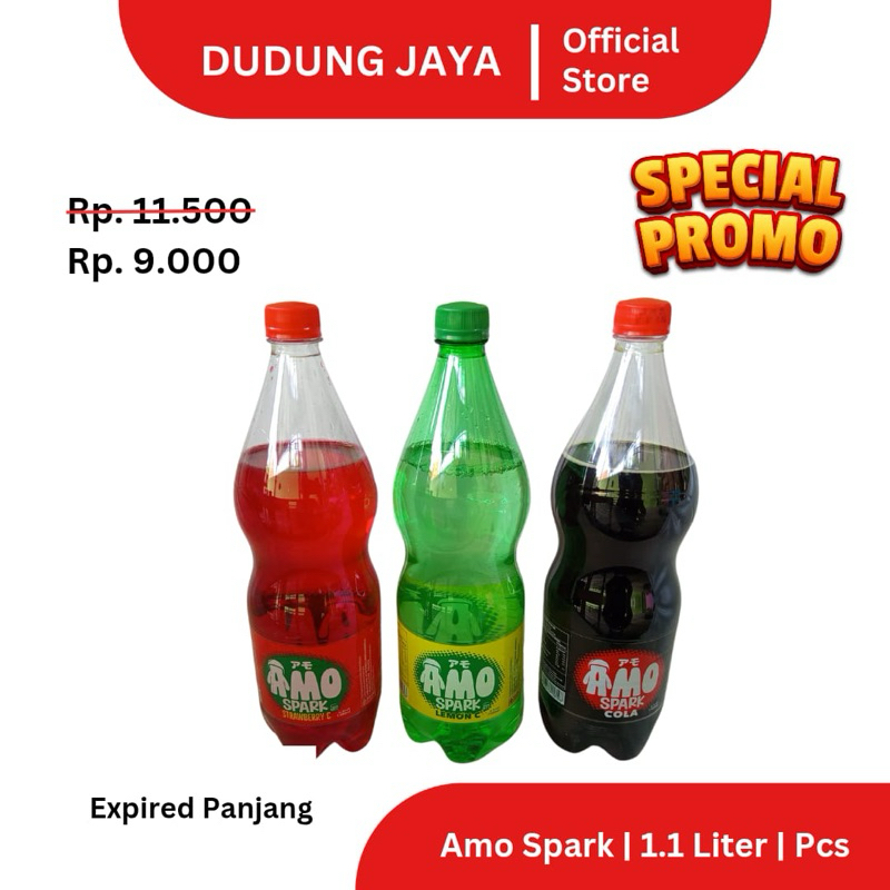 

AMO SPARK 1.1 LITER O MINUMAN BERKARBONASI AMO MINUMAN BERSODA AMO SODA