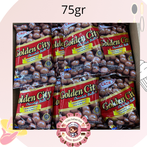 

Lagie L'agie Chocolate Balls 75gr Biskuit Bola Cokelat Coklat golden city