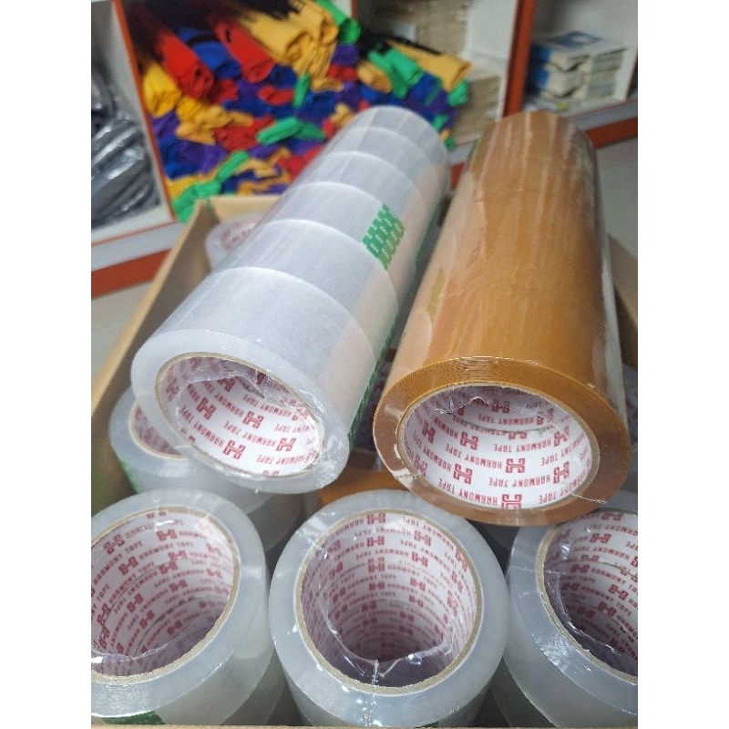 

isi 6 Roll Lakban TEBAL 90 Yard/Lakban bening/lakban coklat/Opp/Selotip