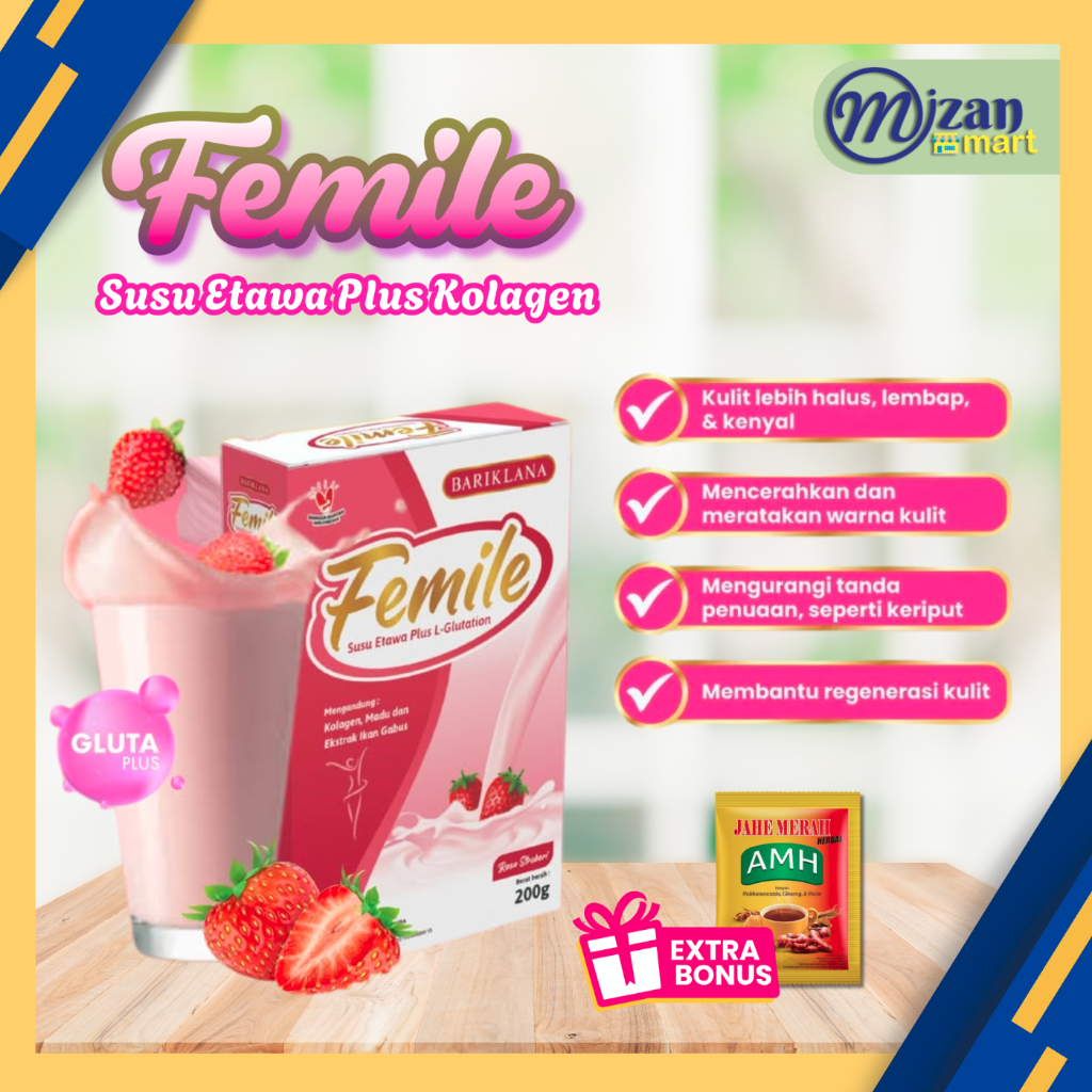 

FEMILE Susu Kambing Etawa Plus Kolagen Susu Khusus Wanita