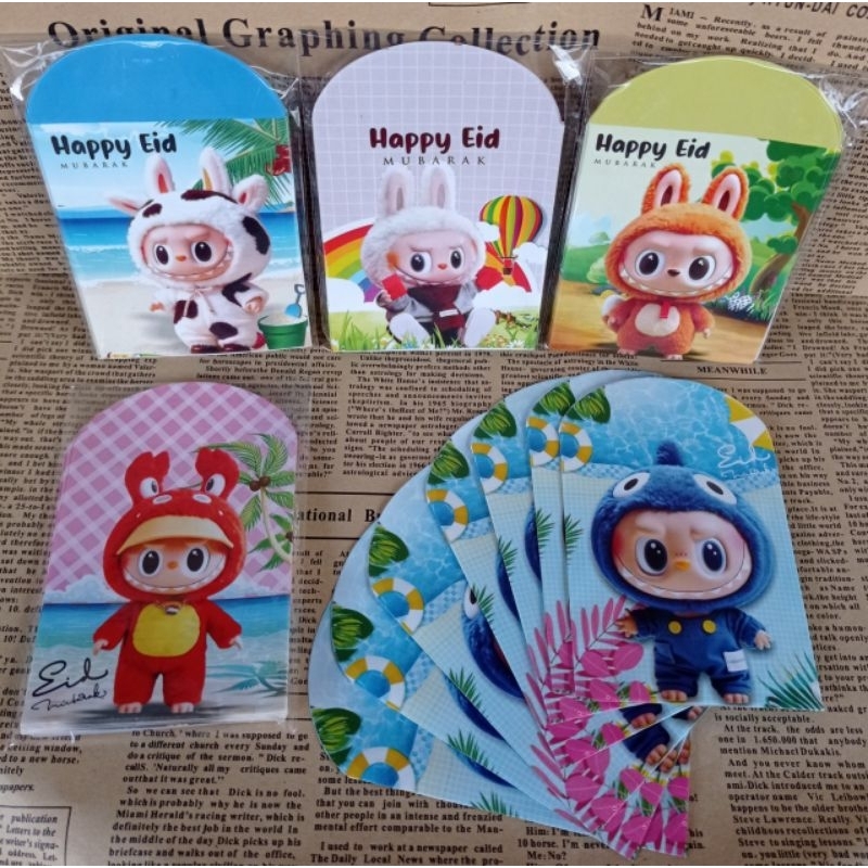 

Amplop Labubu 10pcs Amplop Labubu Siap Pakai Amplop Karakter Amplop Murah