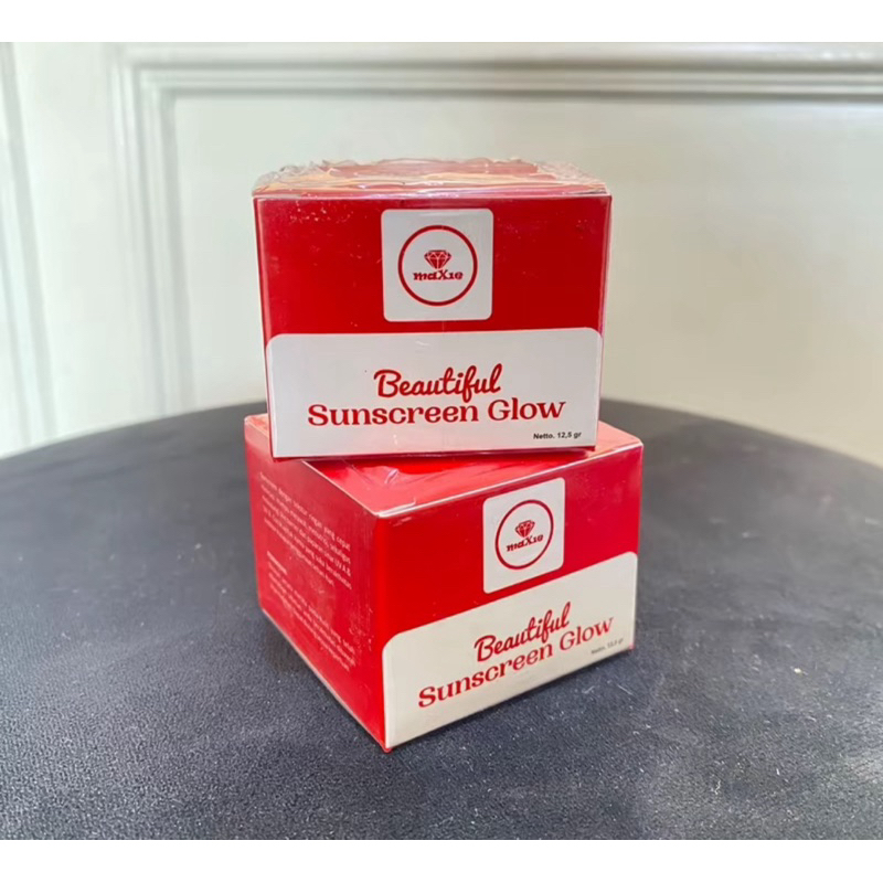 MAXIE || SUNSCREEN MAXIE GLOW BPOM ( KEMASAN TERBARU )