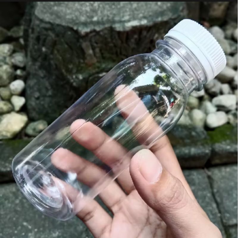 Botol Plastik Jelly 100ml /  botol Pet | (ISI 50 PCS) Botol jelly 100 ML   warna tutup rondom botol 