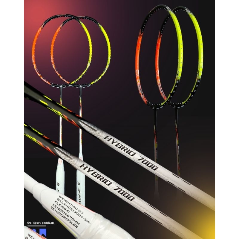 RAKET BADMINTON JP POWER HYBRID 7000 || 100% ORIGINAL PRODUK