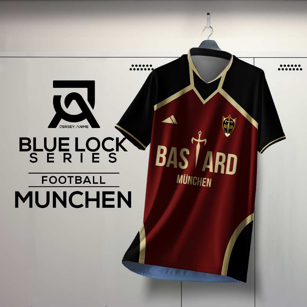 BLUELOCK JERSEY -BASTARD MUNCHEN SERIES-ISAGI-KAISER-KUNIGAMI-NOA-YUKIMIYA|FOOTBALL