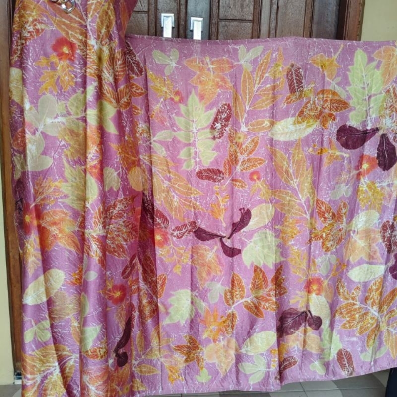 Kain Ecoprint Sutra Singapore
